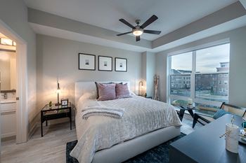 Ceiling fans in living rooms and bedrooms